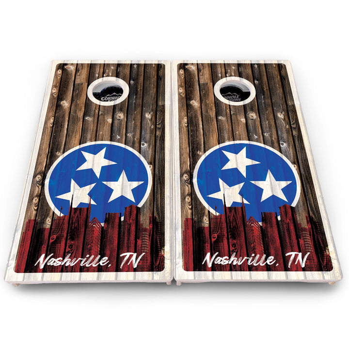 Tennessee Flag Cornhole Boards – Pro Lite or Pro Elite