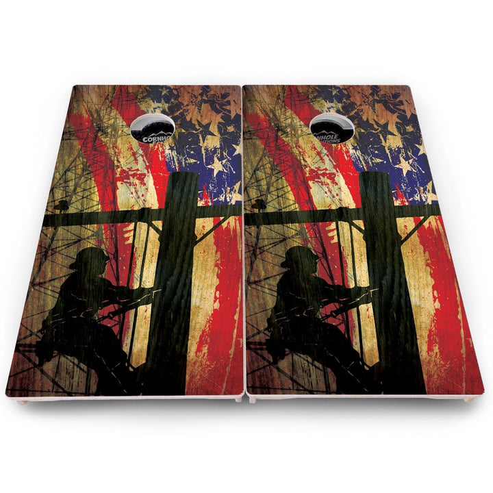 Lineman Cornhole Boards – Pro Lite or Pro Elite