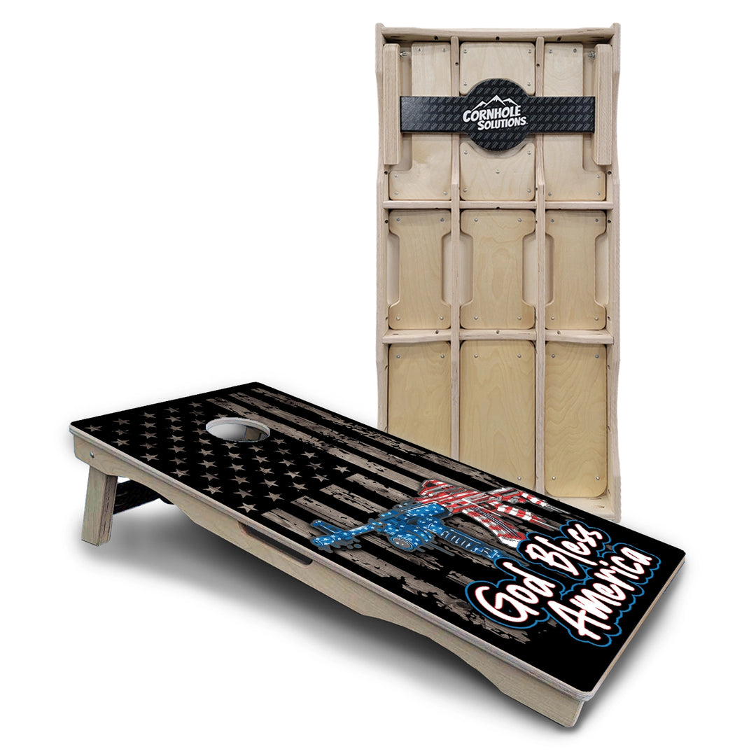 God Bless America Cornhole Boards – Pro Lite or Pro Elite