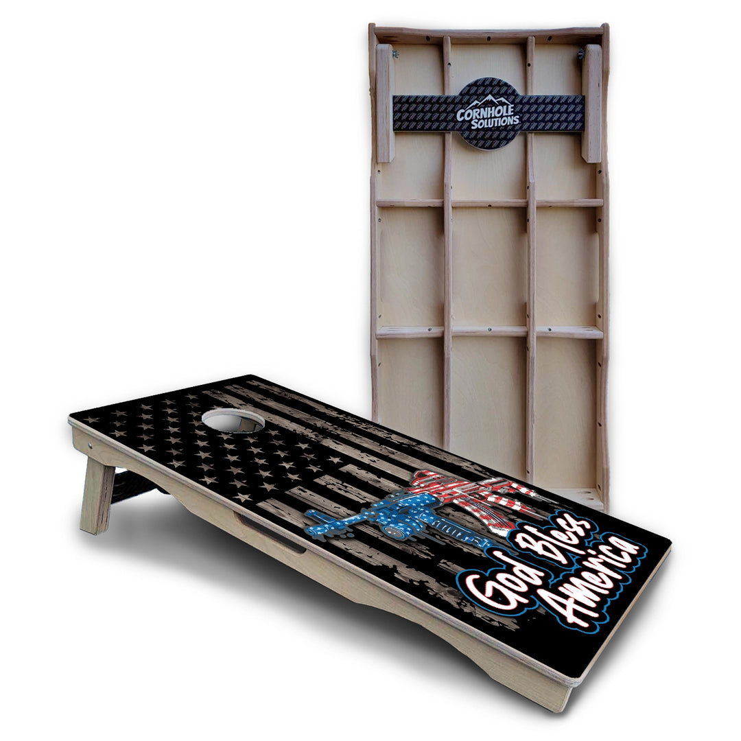 God Bless America Cornhole Boards – Pro Lite or Pro Elite