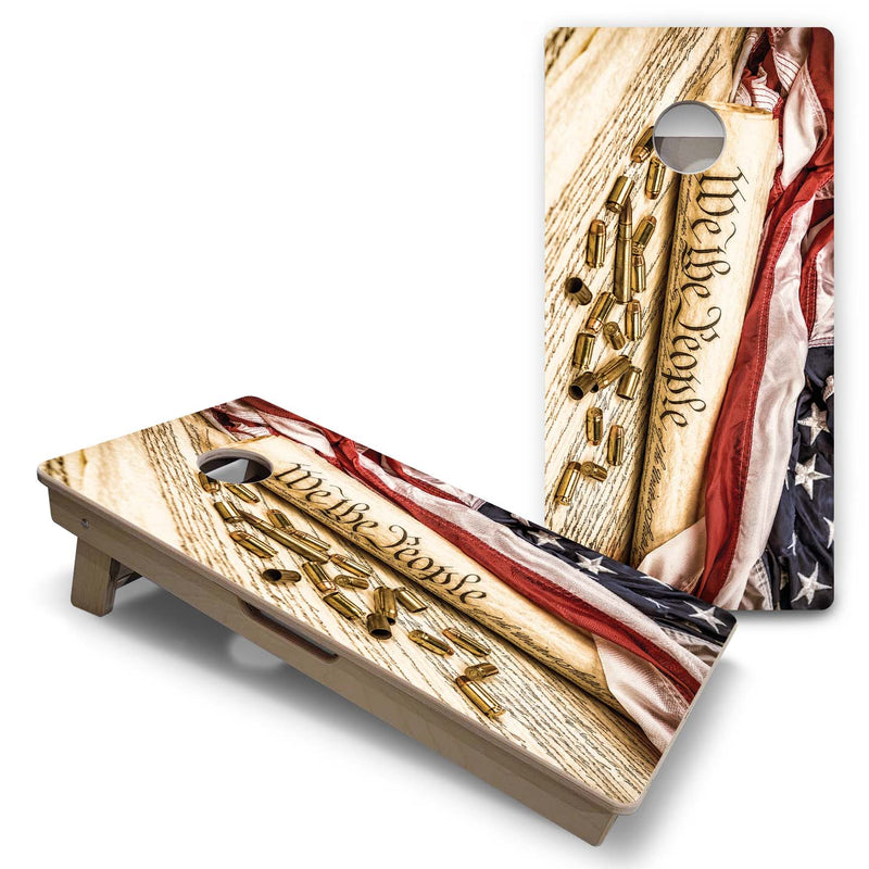 Vacation Cornhole Boards - DTOM & We The People