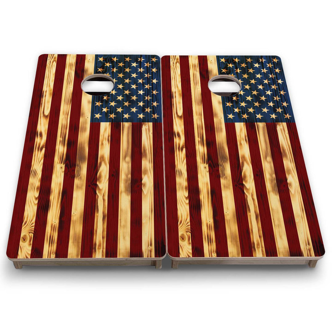 Rustic Flag Vacation Boards – 8 Mini Bags Included