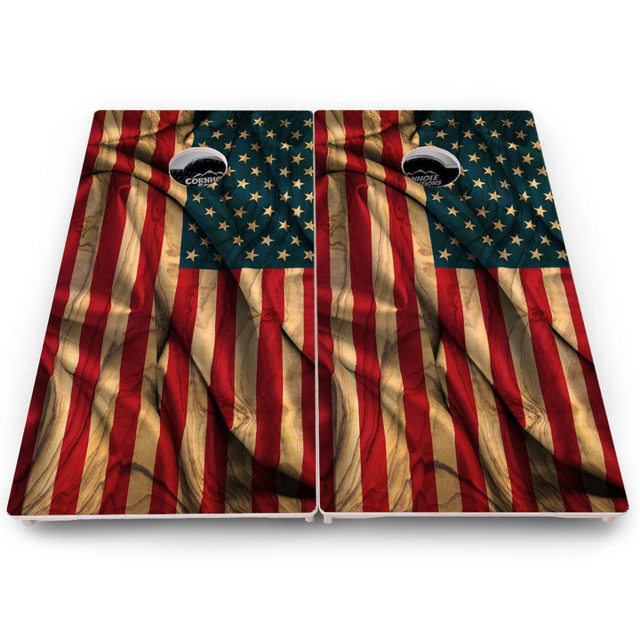 USA Flag Cornhole Boards – Pro Lite or Pro Elite