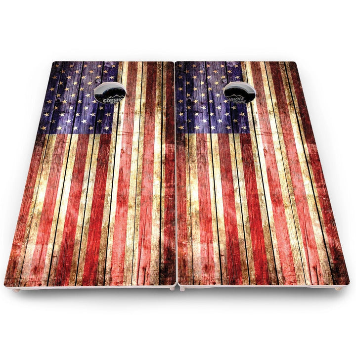 USA Flag Cornhole Boards – Pro Lite or Pro Elite