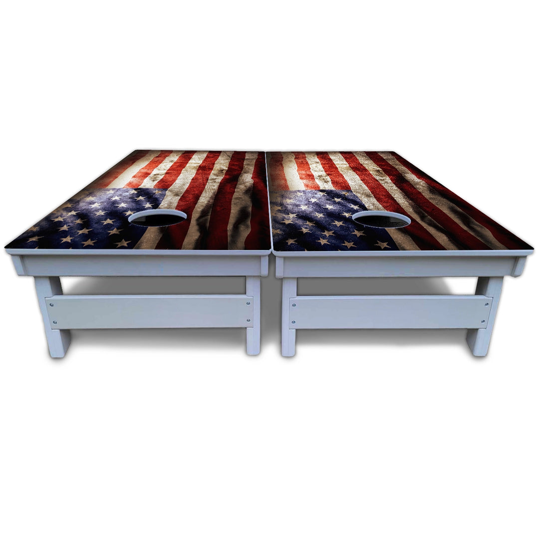 American Flag Cornhole Boards - All Weather Series