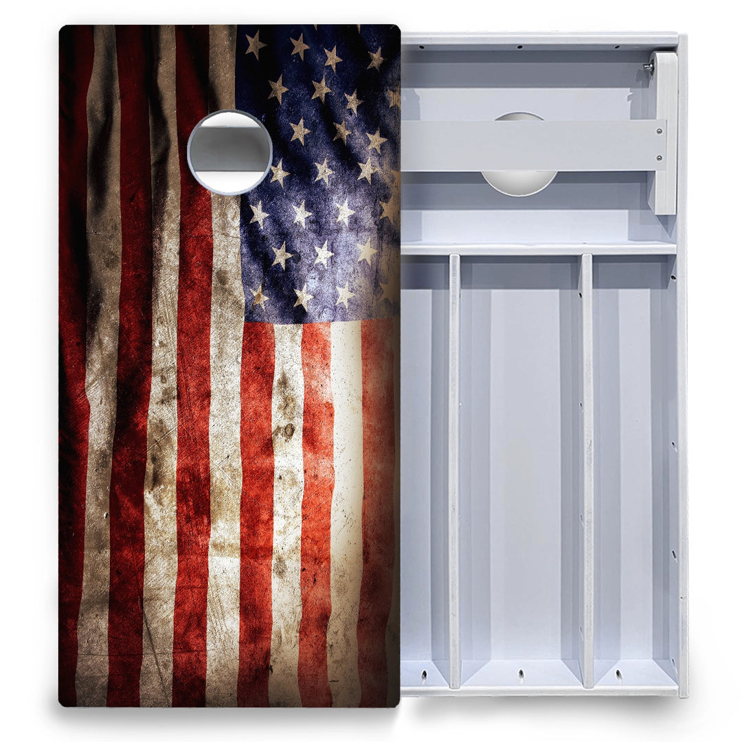 American Flag Cornhole Boards - All Weather Series