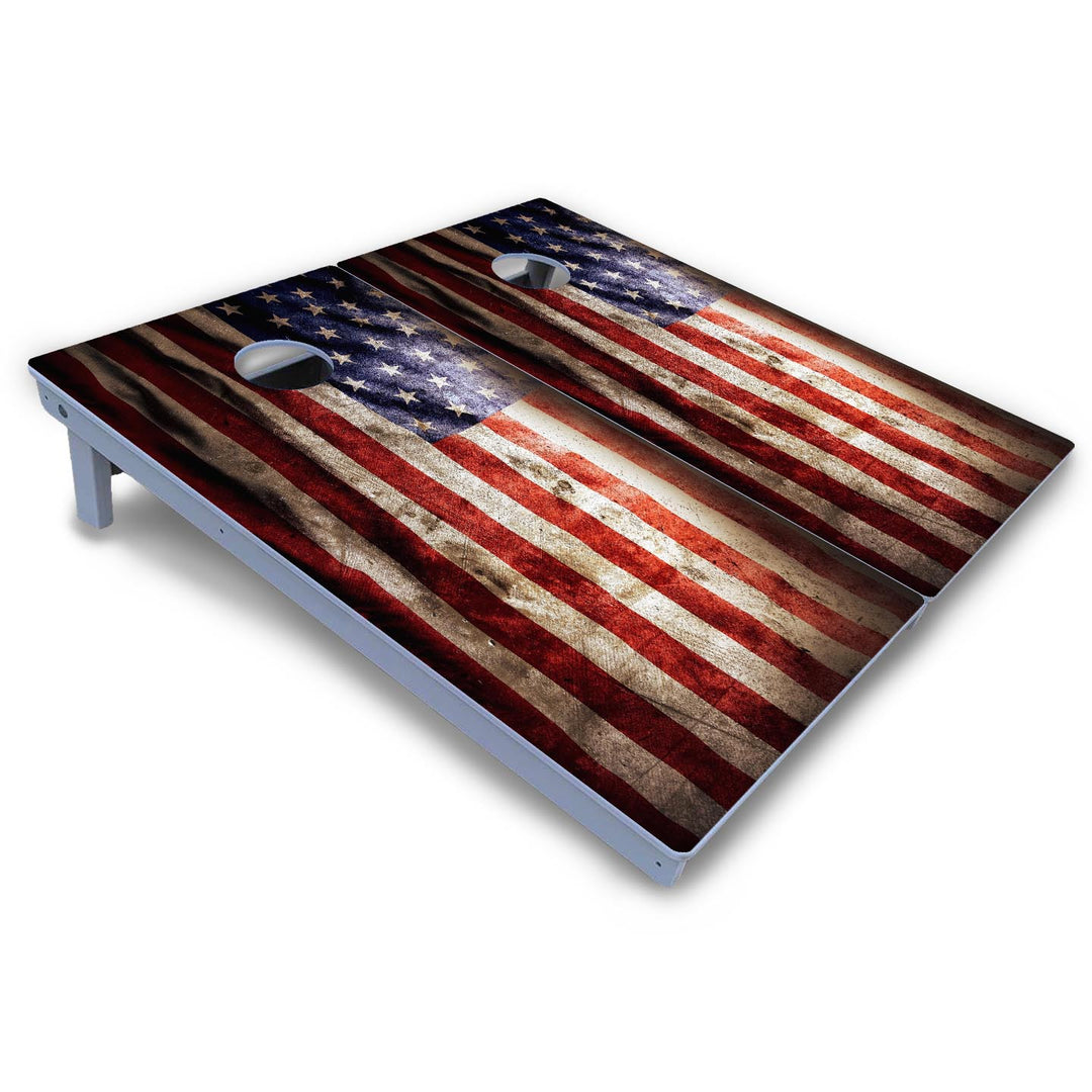 American Flag Cornhole Boards - All Weather Series