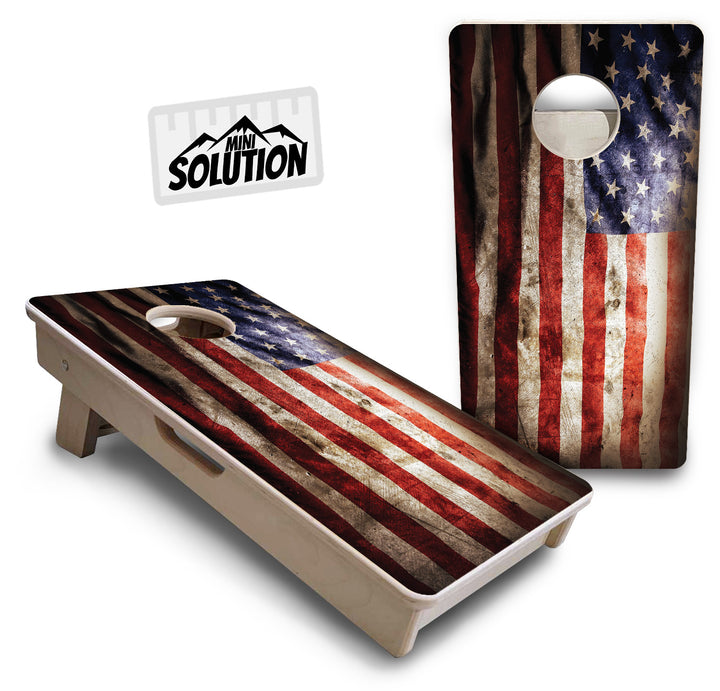 Mini Cornhole Boards - American Flag589