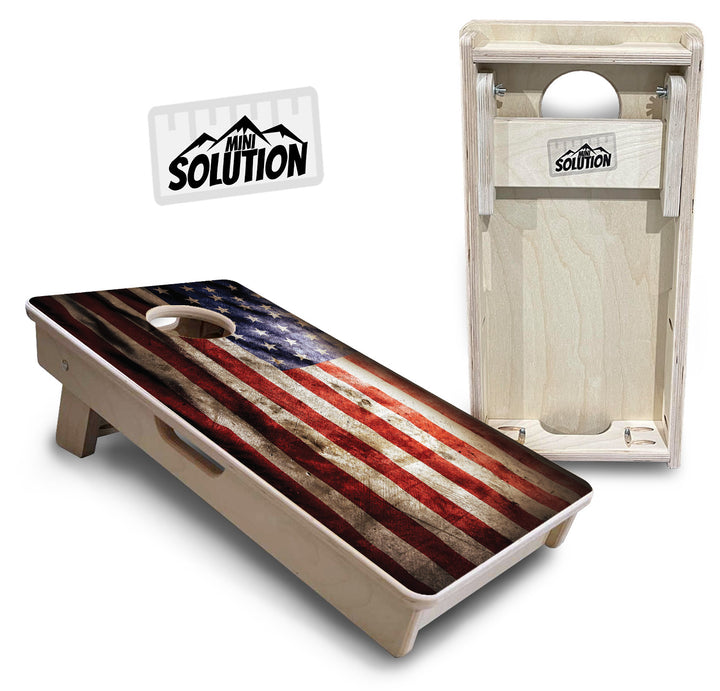 Mini Cornhole Boards - American Flag589