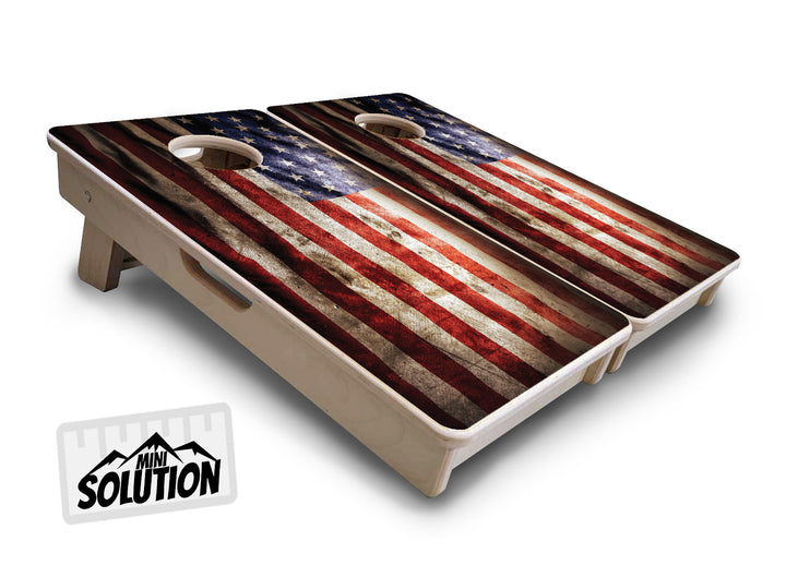 Mini Cornhole Boards - American Flag589