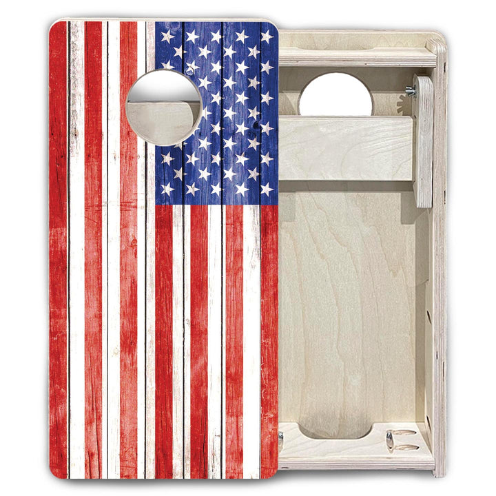 Whitewash Flag - Mini or Vacation Size Cornhole Boards