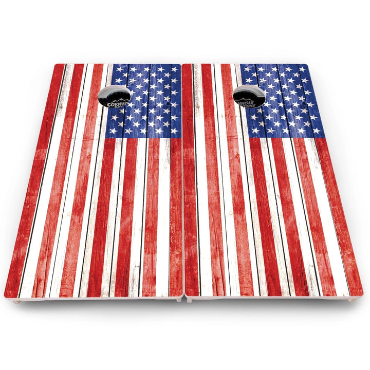 USA Flag Cornhole Boards – Pro Lite or Pro Elite
