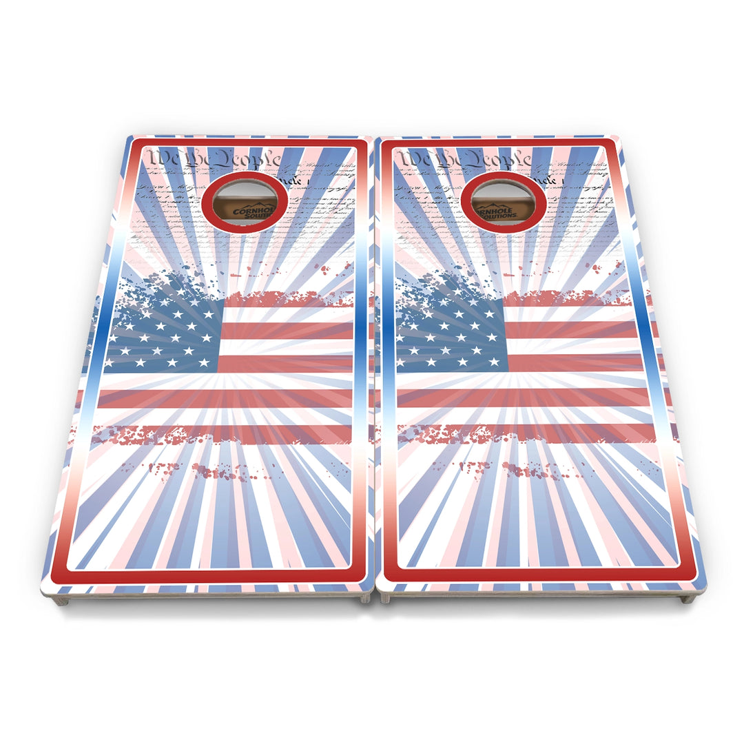 Stars & Stripes Collection Cornhole Boards – Tournament Series
