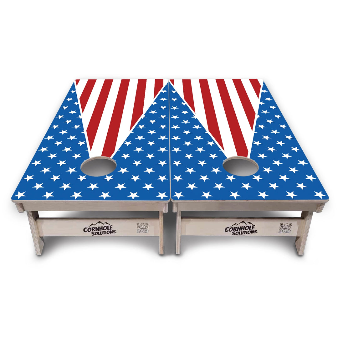 Stars & Stripes Collection Cornhole Boards – Tournament Series