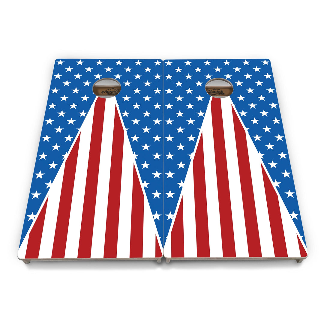 Stars & Stripes Collection Cornhole Boards – Tournament Series