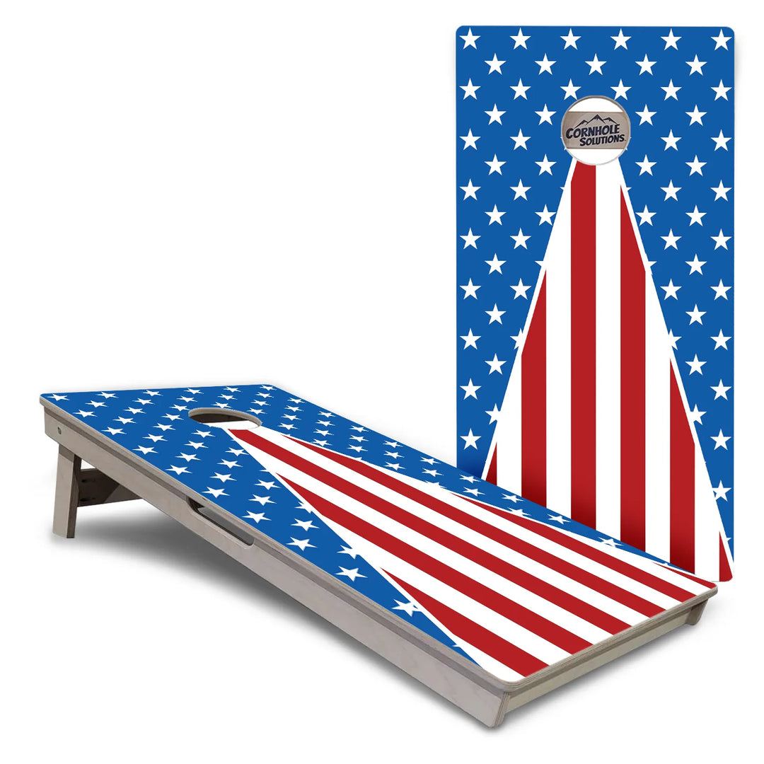 Stars & Stripes Collection Cornhole Boards – Tournament Series
