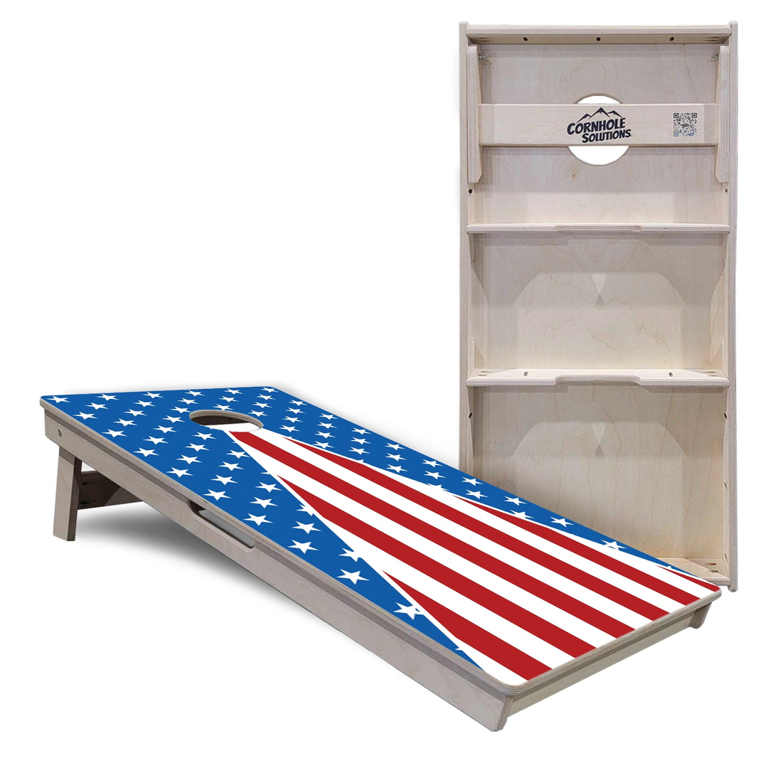 Stars & Stripes Collection Cornhole Boards – Tournament Series