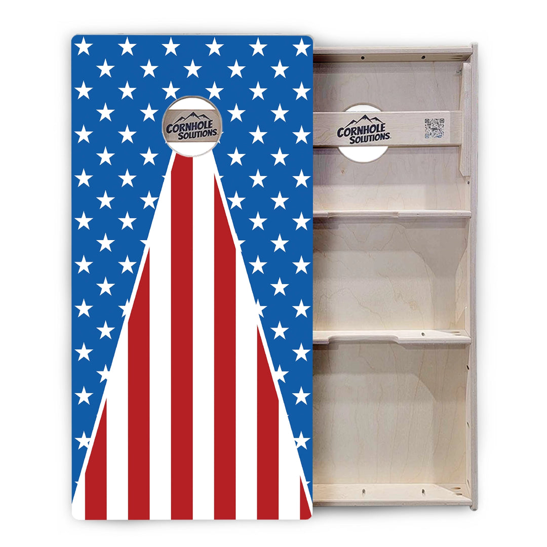 Stars & Stripes Collection Cornhole Boards – Tournament Series