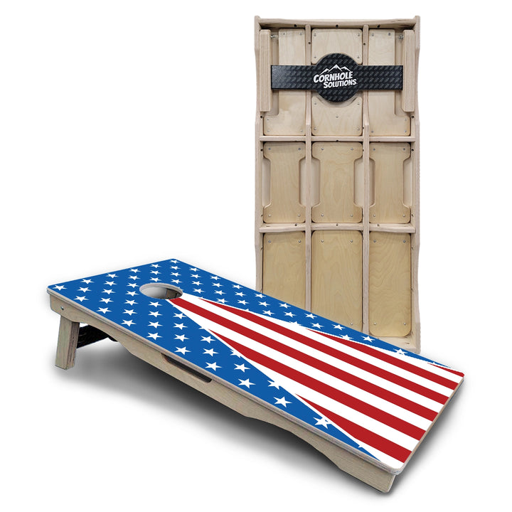 Stars & Stripes Collection Cornhole Boards – Pro Lite or Pro Elite
