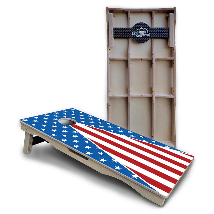 Stars & Stripes Collection Cornhole Boards – Pro Lite or Pro Elite