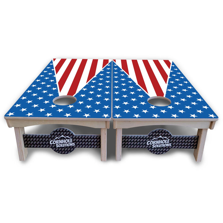 Stars & Stripes Collection Cornhole Boards – Pro Lite or Pro Elite
