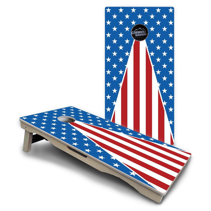 Stars & Stripes Collection Cornhole Boards – Pro Lite or Pro Elite