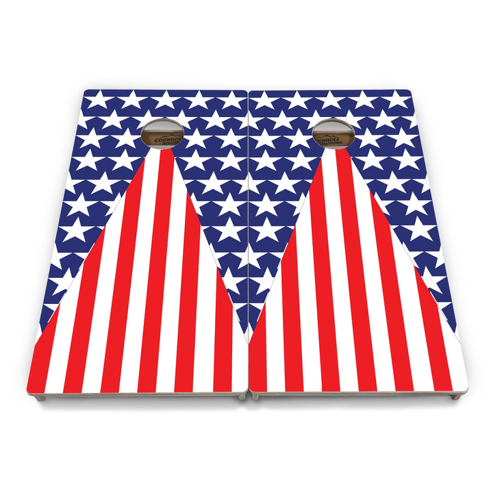 Stars & Stripes Collection Cornhole Boards – Tournament Series