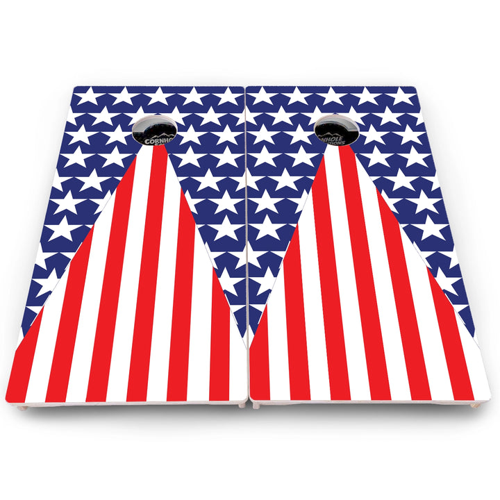 Stars & Stripes Collection Cornhole Boards – Pro Lite or Pro Elite
