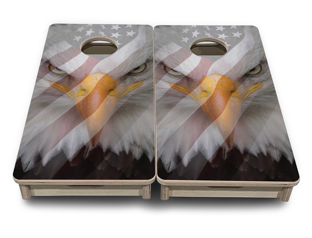 Freedom Eagle - Mini or Vacation Size Cornhole Boards