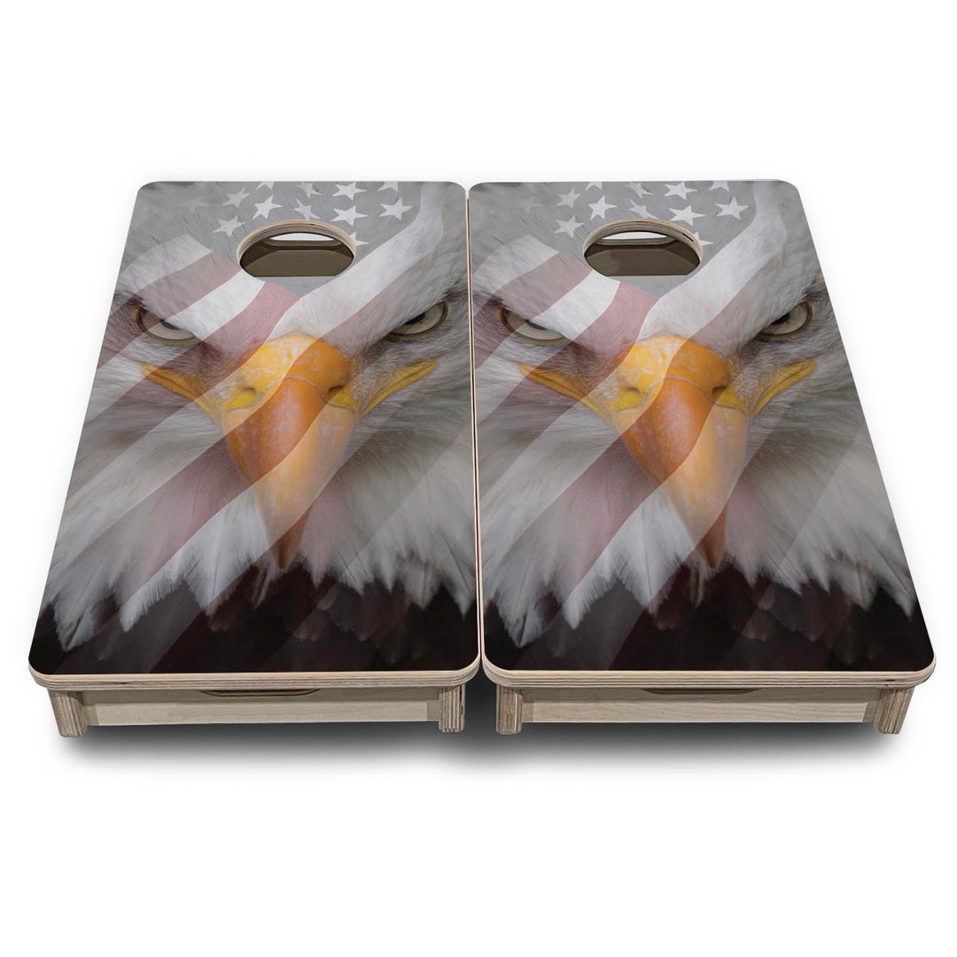 Freedom Eagle - Mini or Vacation Size Cornhole Boards