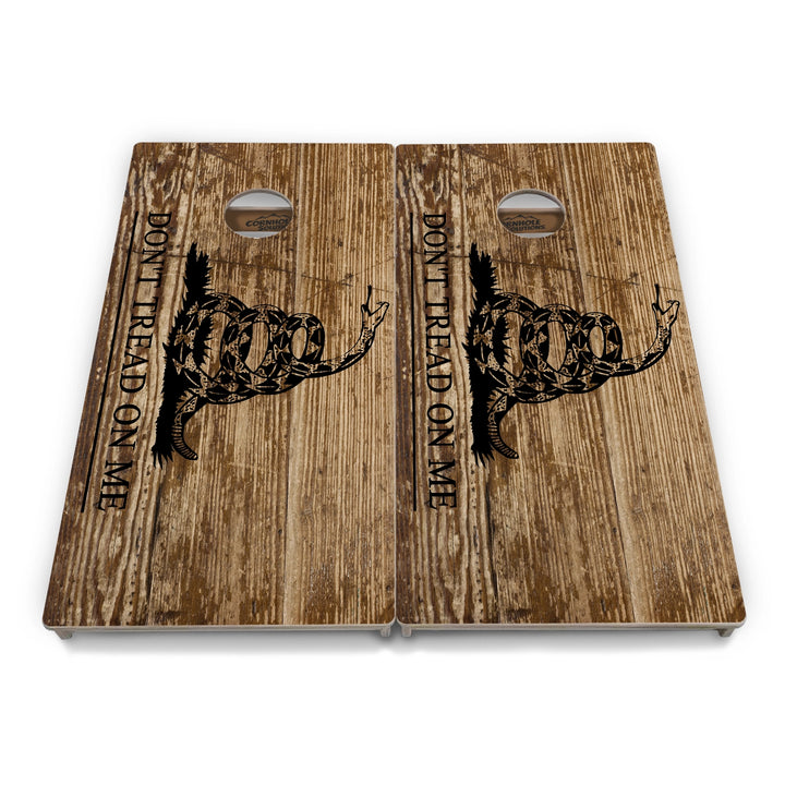 Wood DTOM & Flag Cornhole Boards – Tournament Series