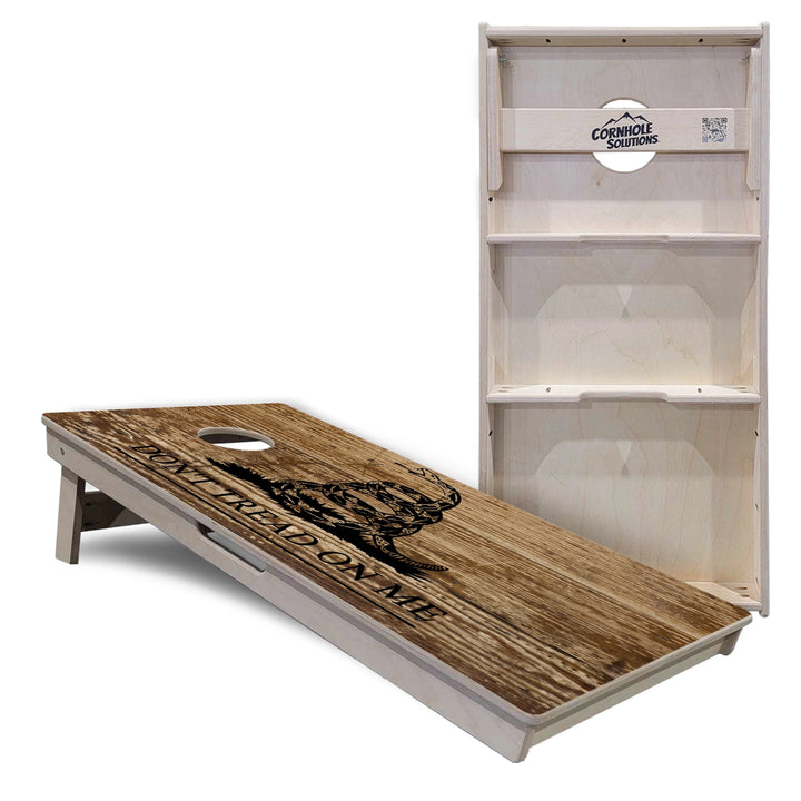 Wood DTOM & Flag Cornhole Boards – Tournament Series