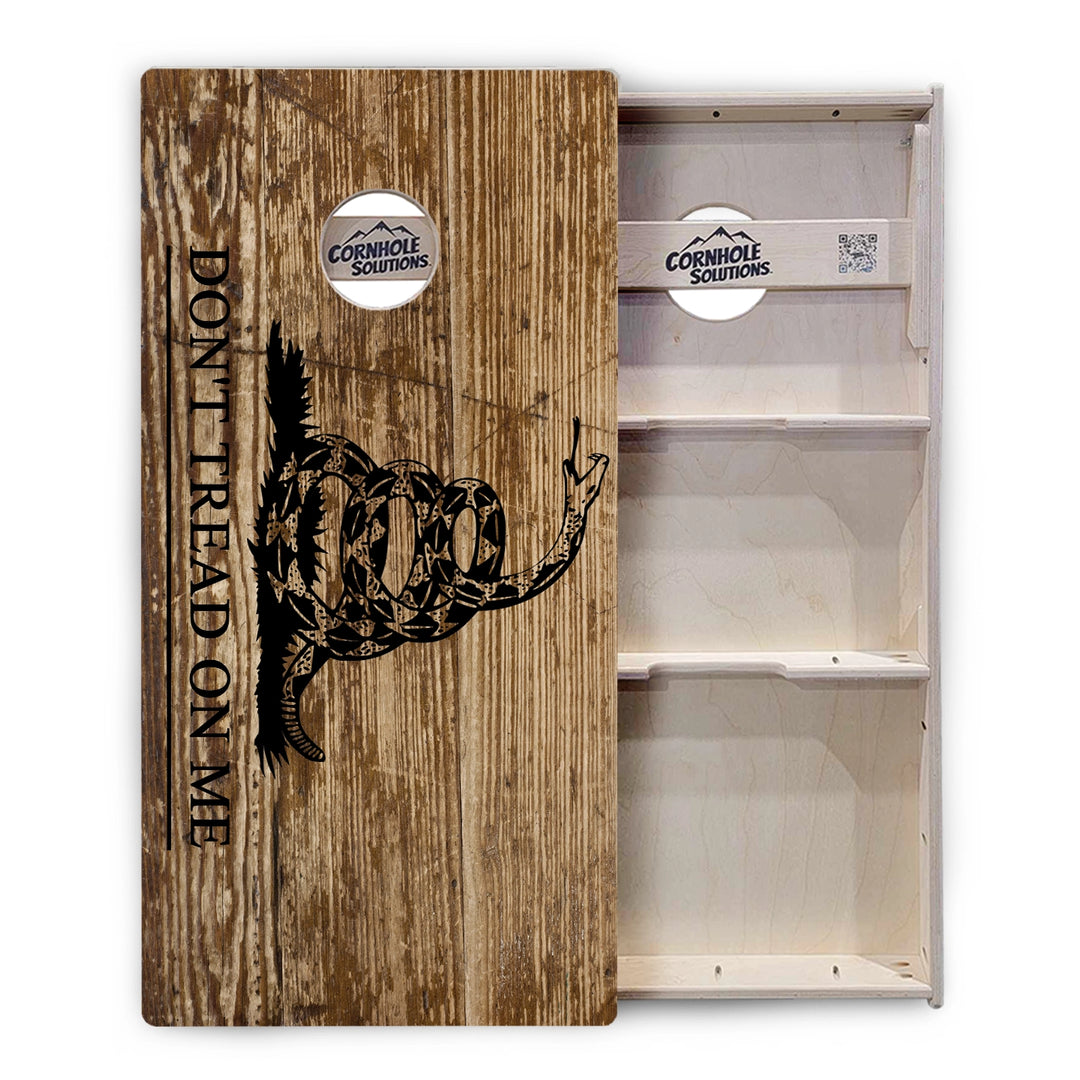 Wood DTOM & Flag Cornhole Boards – Tournament Series