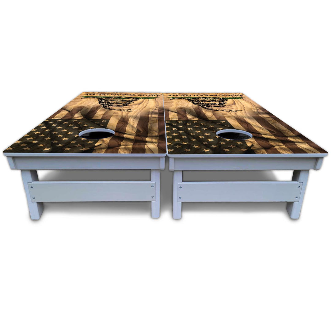 DTOM Flag 3 Cornhole Boards - All Weather Series