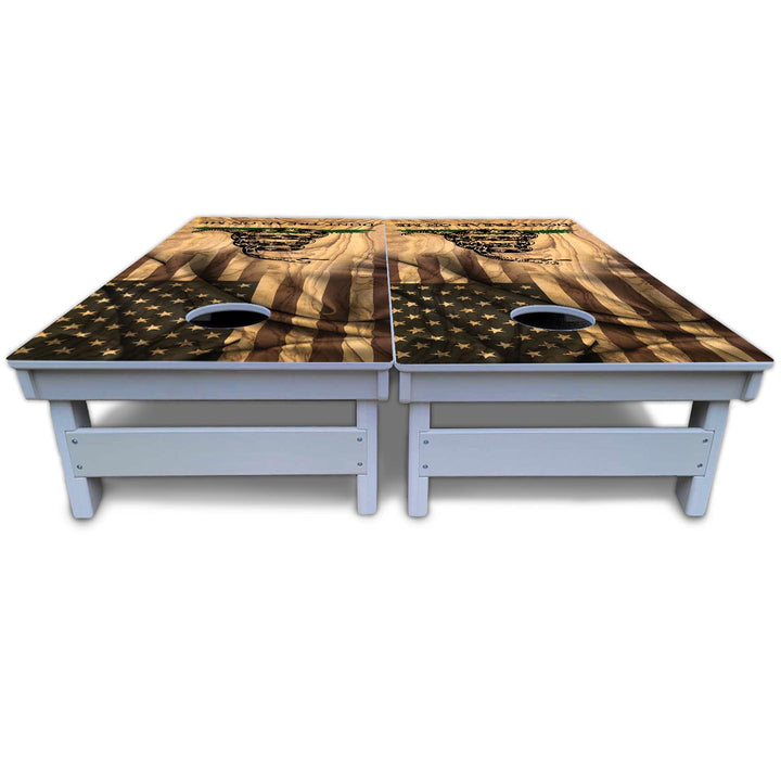 DTOM Flag 3 Cornhole Boards - All Weather Series
