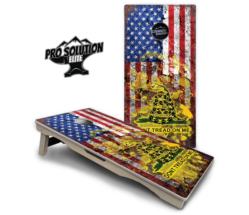 Pro Solution Elite - DTOM 1 - Professional Tournament Cornhole Boards 3/4" Baltic Birch - Zero Bounce Zero Movement Vertical Interlocking Braces for Extra Weight & Stability +Double Thick Legs +Airmail Blocker