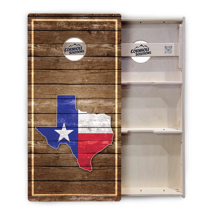 Texas Shape Wood Panel Cornhole Boards – Tournament Series
