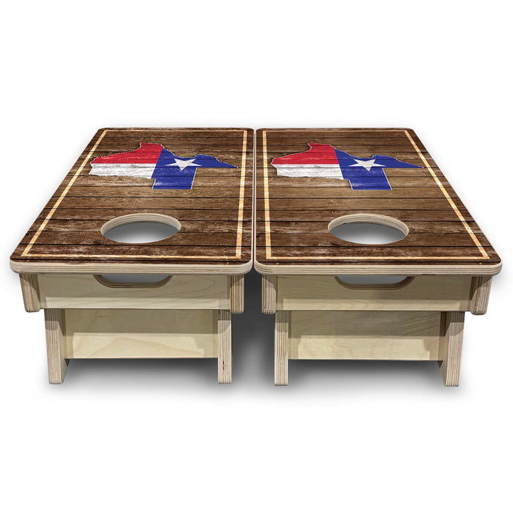 Texas Wood Panel - Mini or Vacation Size Cornhole Boards
