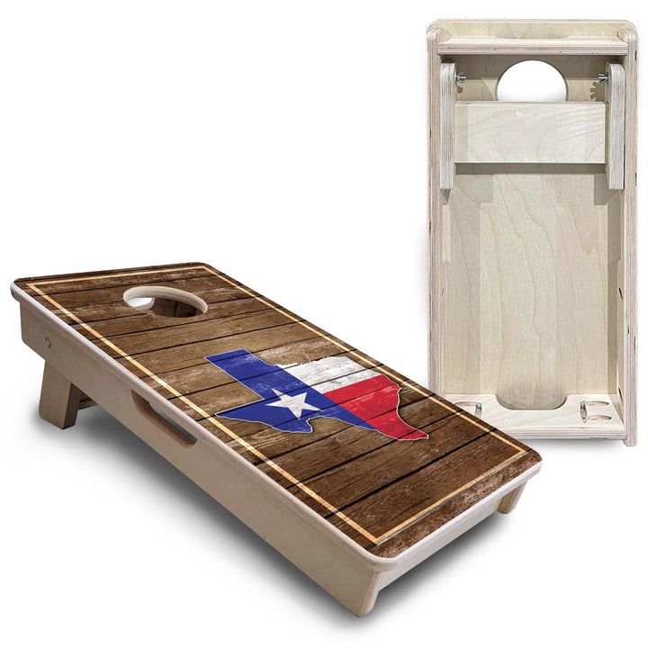 Texas Wood Panel - Mini or Vacation Size Cornhole Boards