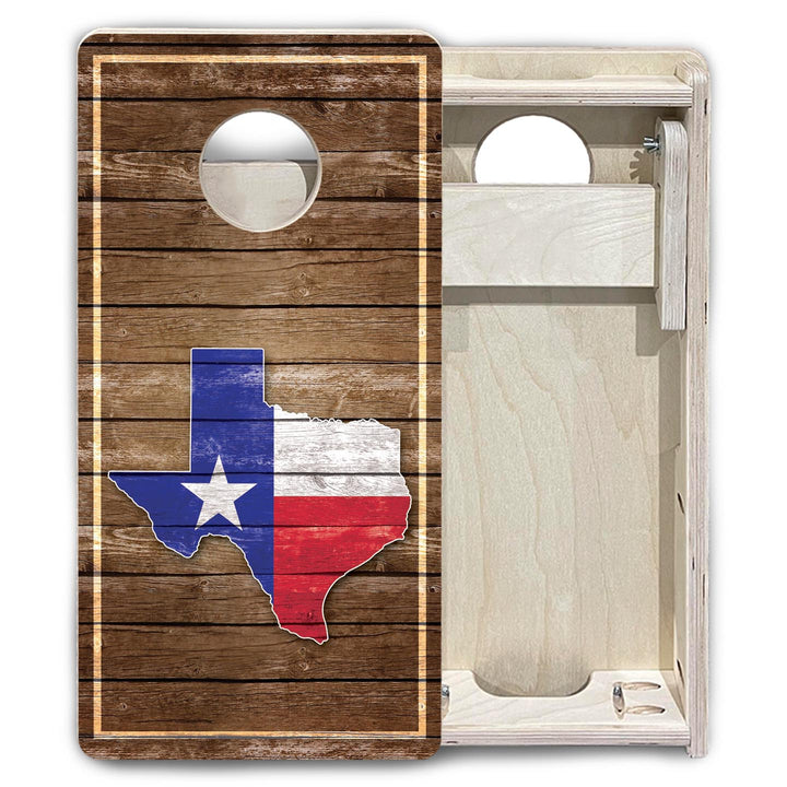 Texas Wood Panel - Mini or Vacation Size Cornhole Boards