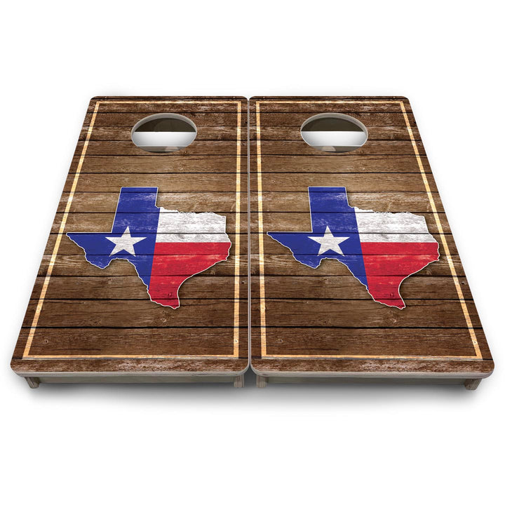 Texas Wood Panel - Mini or Vacation Size Cornhole Boards