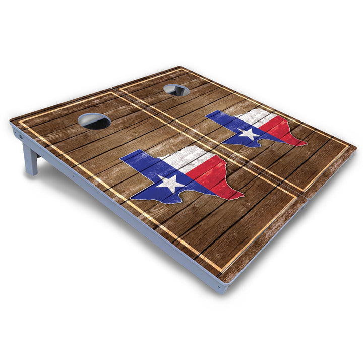 Texas Wood Slats Cornhole Boards - All Weather Series