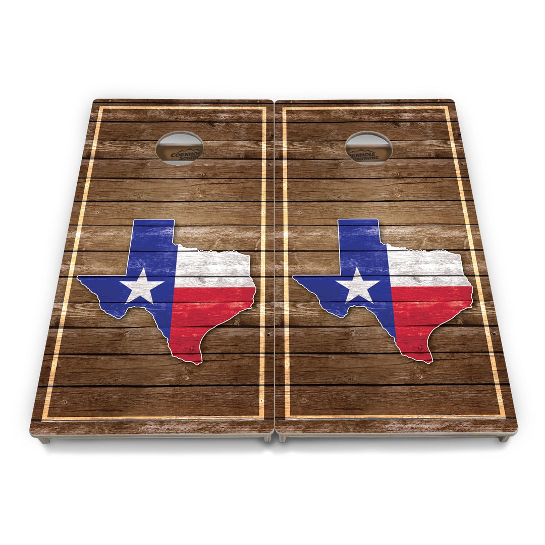 Rustic Texas Collection Cornhole  Boards – Tournament Series