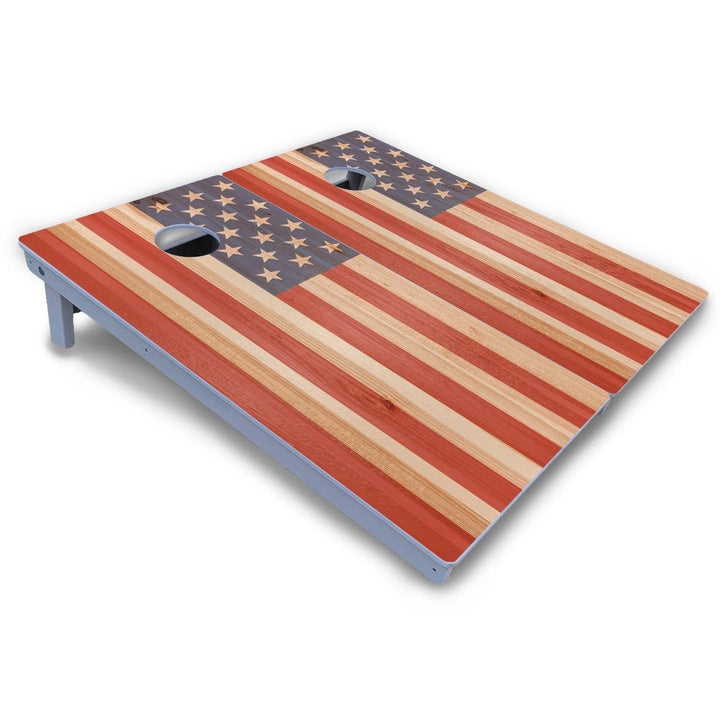 Faded Texas & American Cornhole Boards - All Weather Series