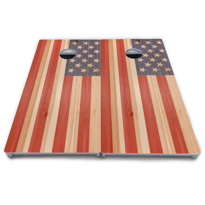 Faded Texas & American Cornhole Boards - All Weather Series