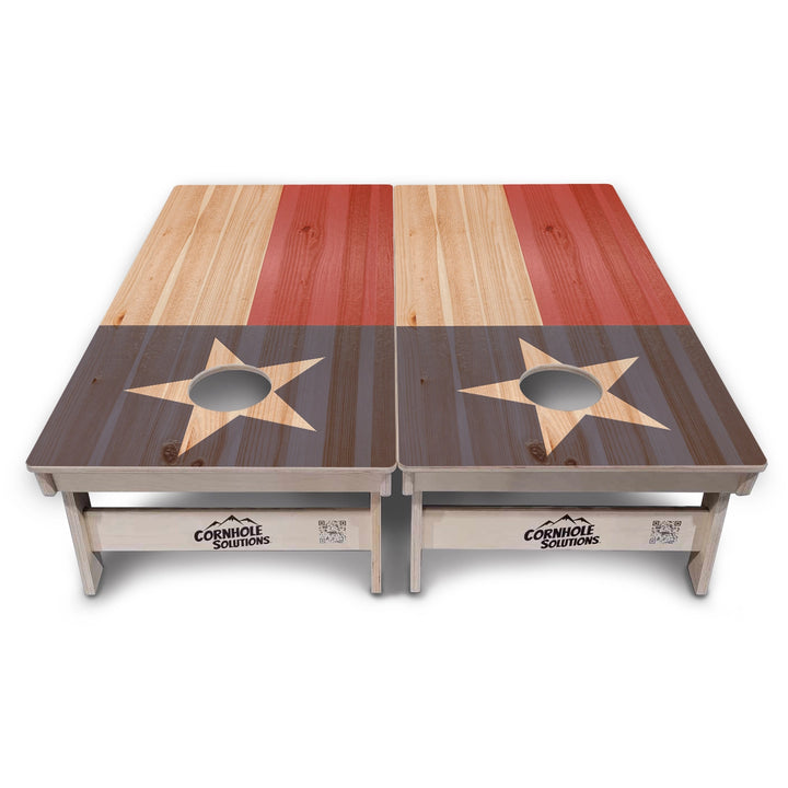 Faded Texas Flag Cornhole Boards – Tournament Series