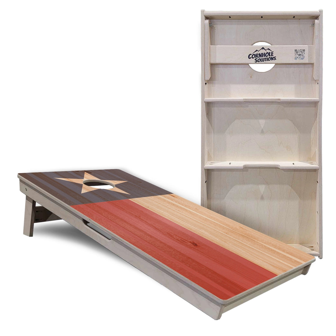 Faded Texas Flag Cornhole Boards – Tournament Series