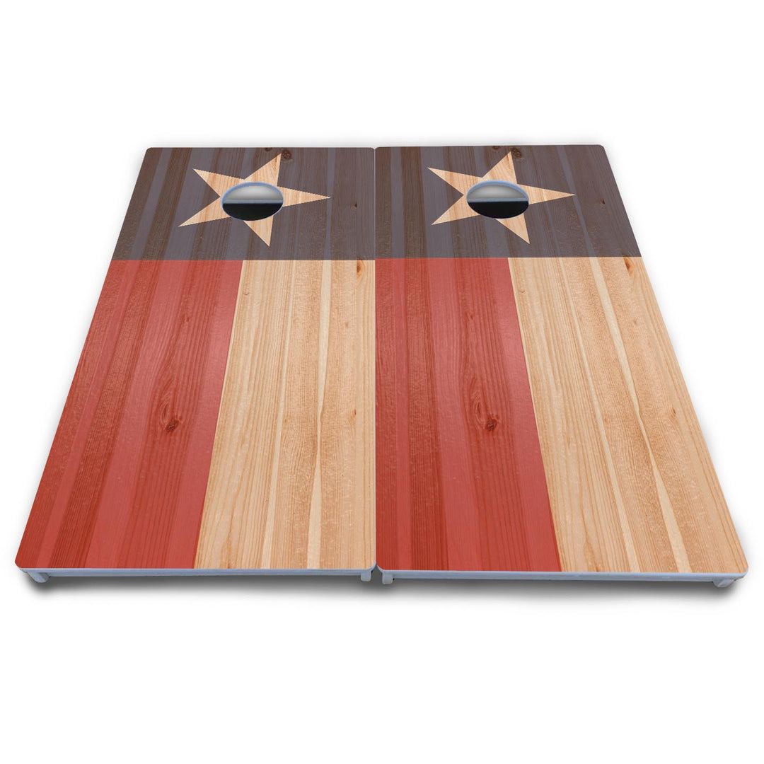 Faded Texas & American Cornhole Boards - All Weather Series