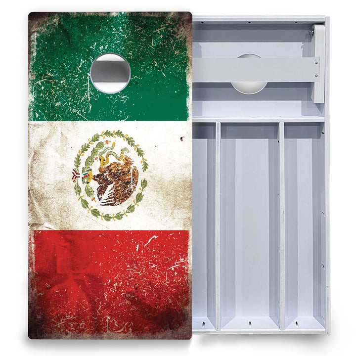 Mexico Flag Cornhole Boards - All Weather Series