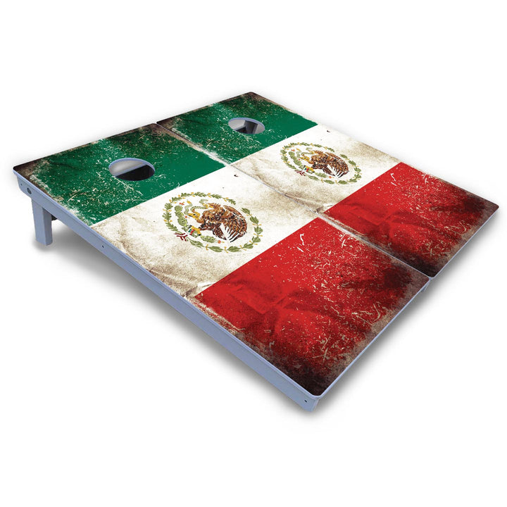 Mexico Flag Cornhole Boards - All Weather Series